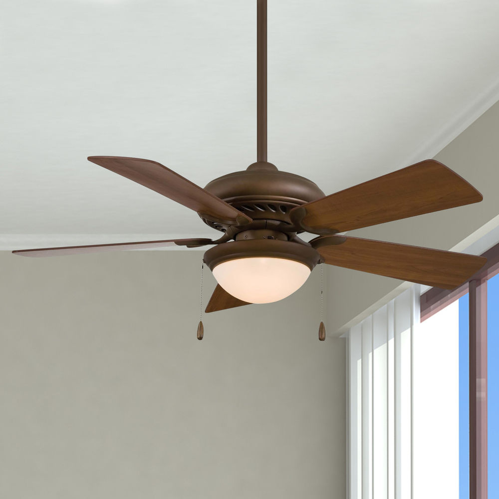 44 Inch Supra Ceiling Fan With Five Blades And Light Kit At Destination Lighting