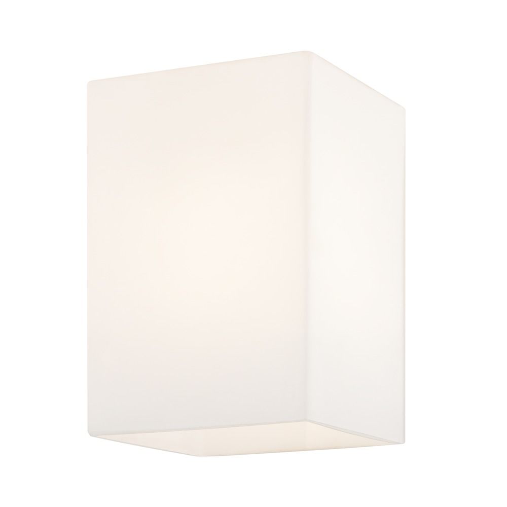 Satin White Square Glass Shade 3 75, Square Lamp Shade Replacement