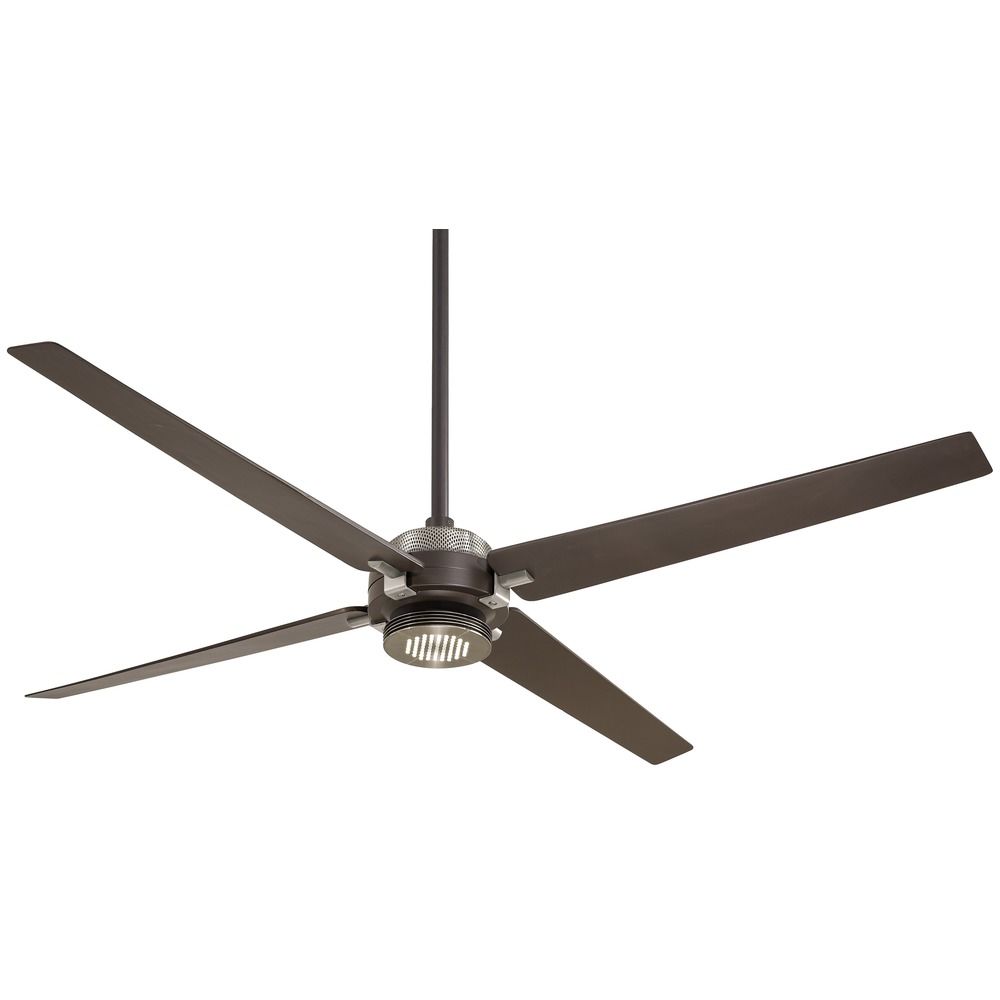 60 Inch Minka Aire Spectre Oil Rubbed Bronze Brushed Nickel Led