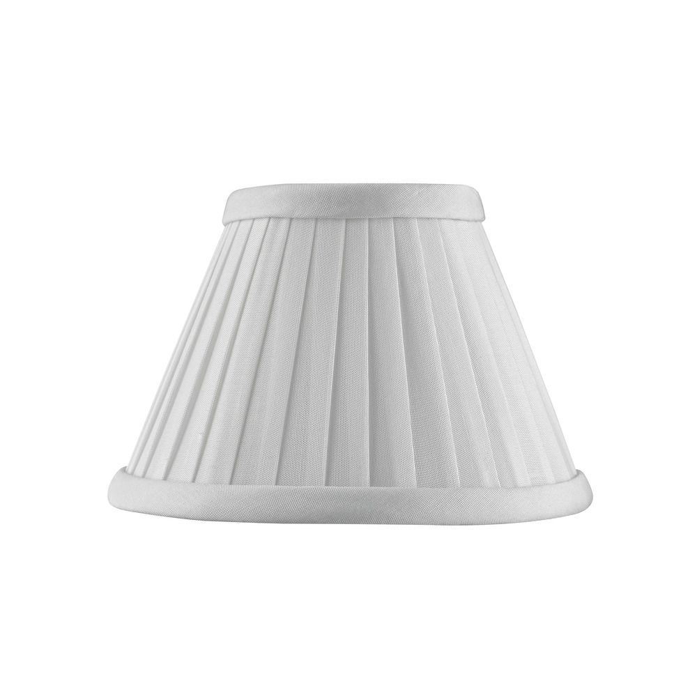 Clip On Empire Pleated White Lamp Shade Sh9590 Destination