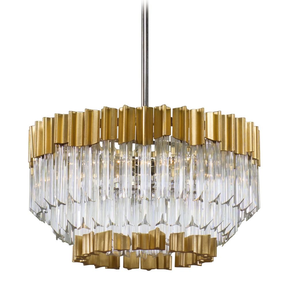 Corbett Lighting Charisma Gold Leaf Pendant Light 220 42 Corbett Lighting Charisma Gold Leaf Pendant Light 220 42