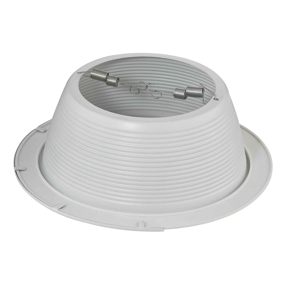 White Baffle Wall Washer Trim for 6-Inch Recessed Cans