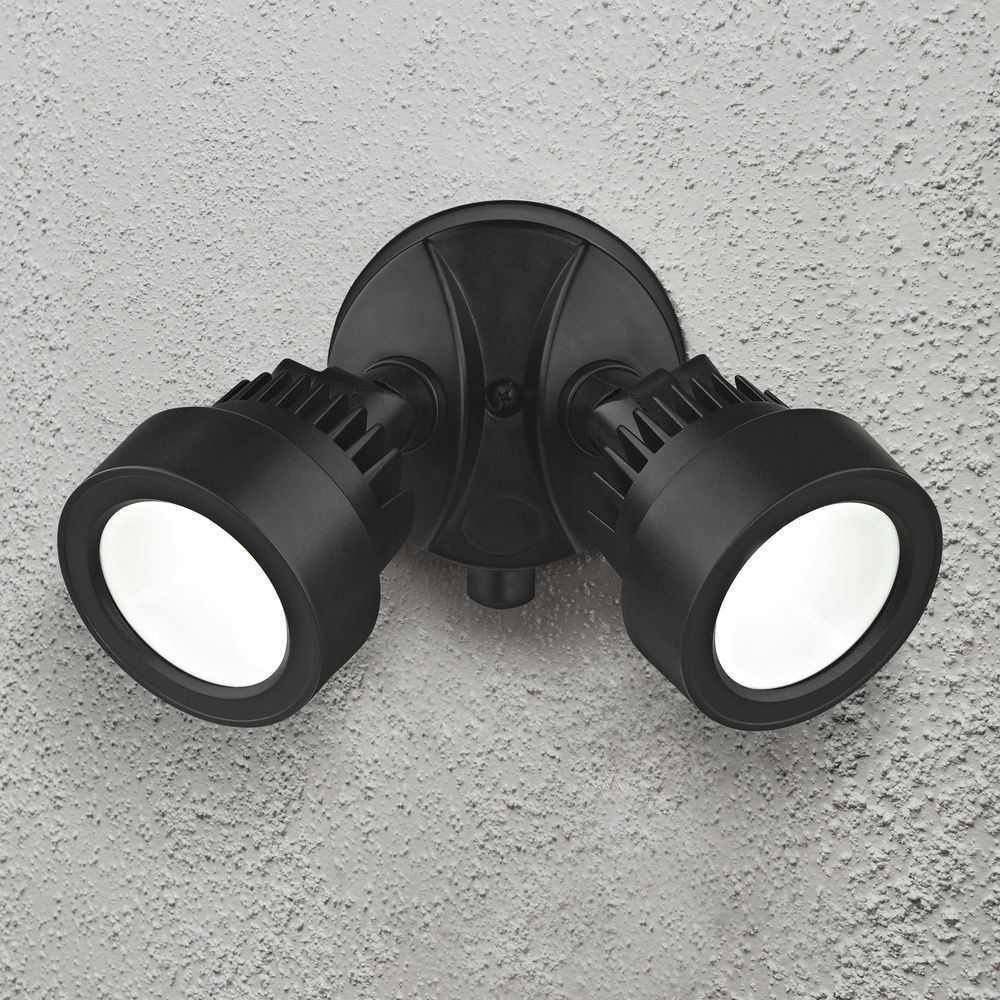 Double led flood light top