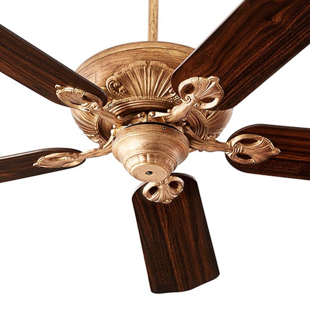 Quorum Lighting Caux Vintage Gold Leaf Ceiling Fan Without Light Ceiling Fan Without Light 78605 30 Hover Or To Zoom
