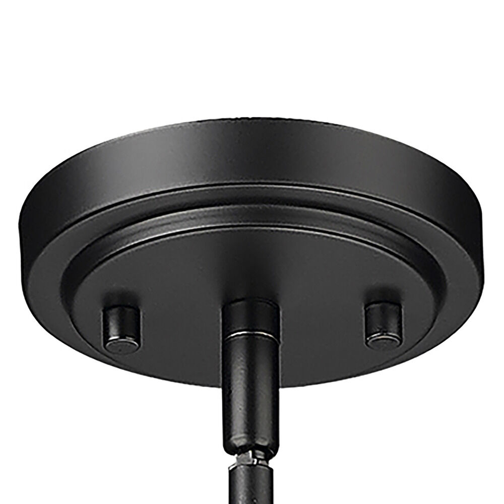 Sawyer Matte Black Pendant by Z-Lite | 4500P12-MB