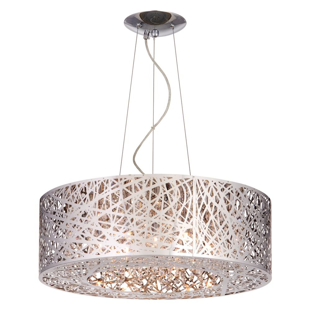 Inca 9 Light Led Pendant In Polished