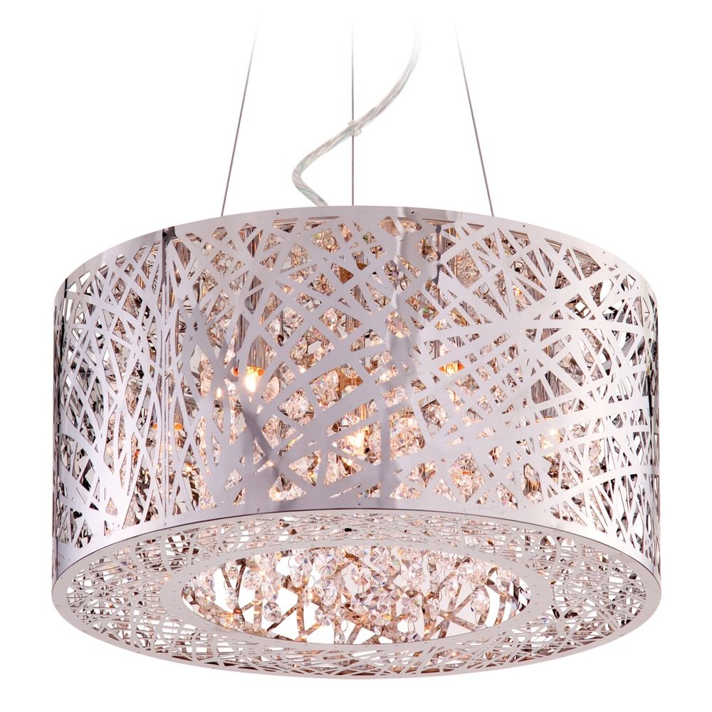 Inca 7 Light Led Pendant In Polished