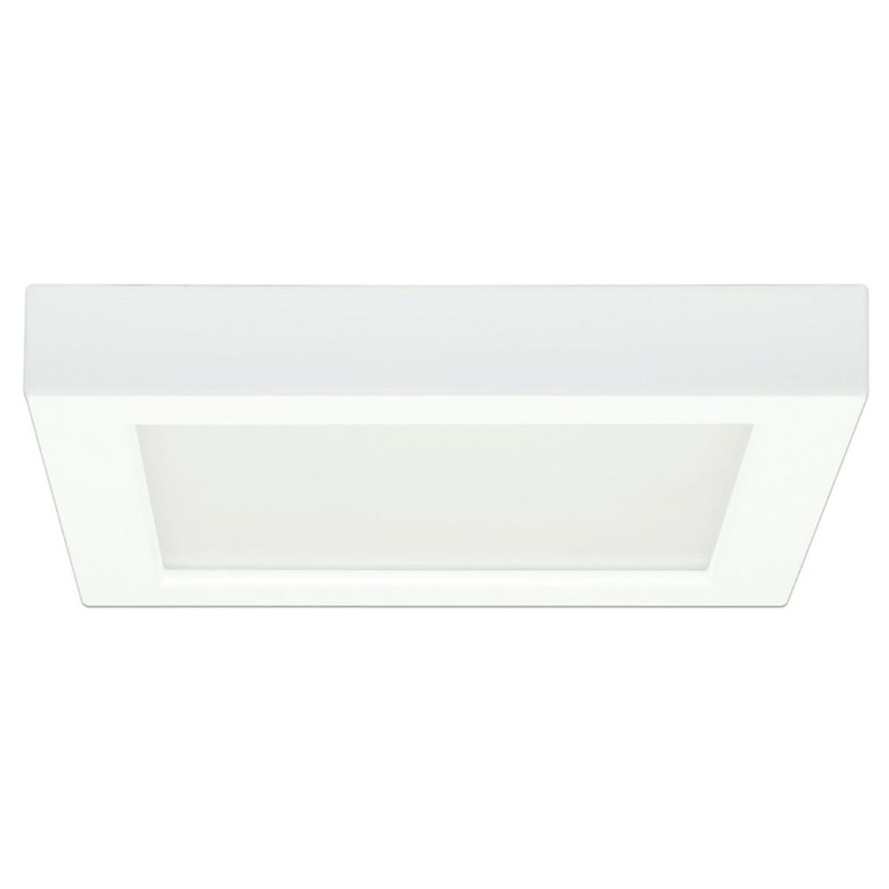 Led Flush Mount Ceiling Light Square White 7 Inch 3000k 120v 8335 Design Classics Lighting Led Flush Mount Ceiling Light Square White 7 Inch 3000k 120v 8335