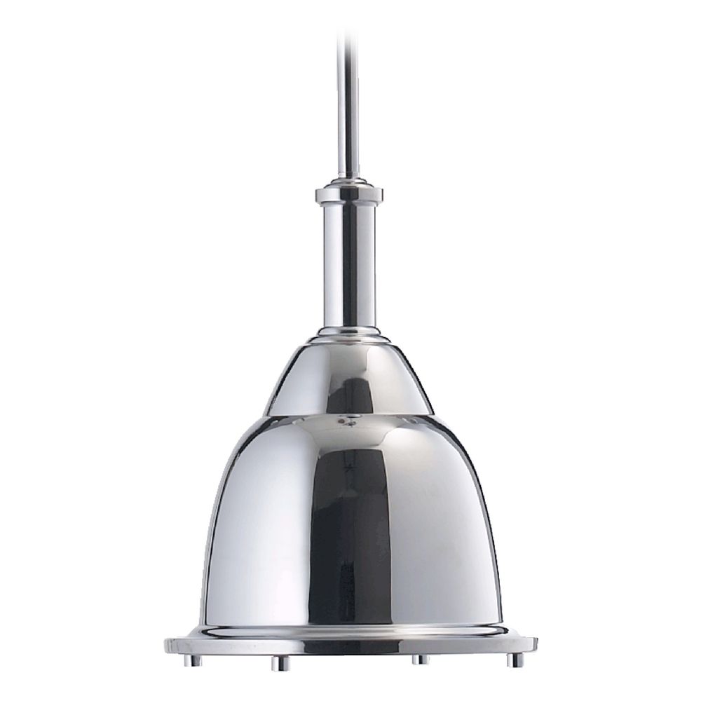 Farmhouse Pendant Light Chrome By Quorum Lighting 805 10 14 Image