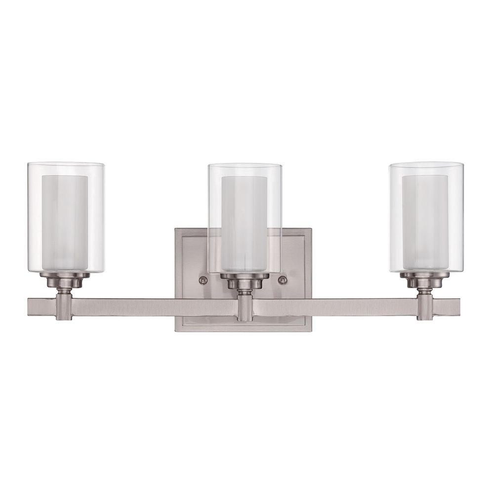 Craftmade Celeste Brushed Polished Nickel Bathroom Light