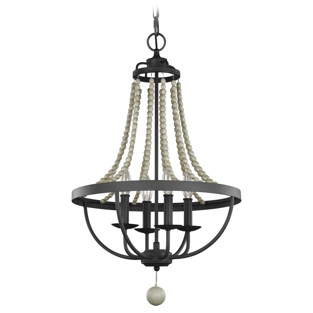 Feiss Lighting Nori Dark Weathered Zinc Driftwood Grey Mini Chandelier F3187 4dwz Dwg Destination Lighting