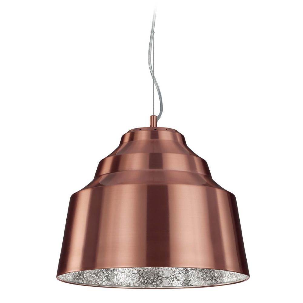 Arnsberg Naples Copper Led Pendant Light With Empire Shade At Destination Lighting