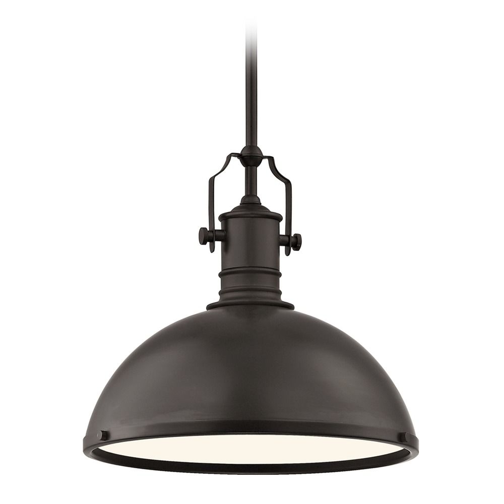 Industrial bronze pendant light sales