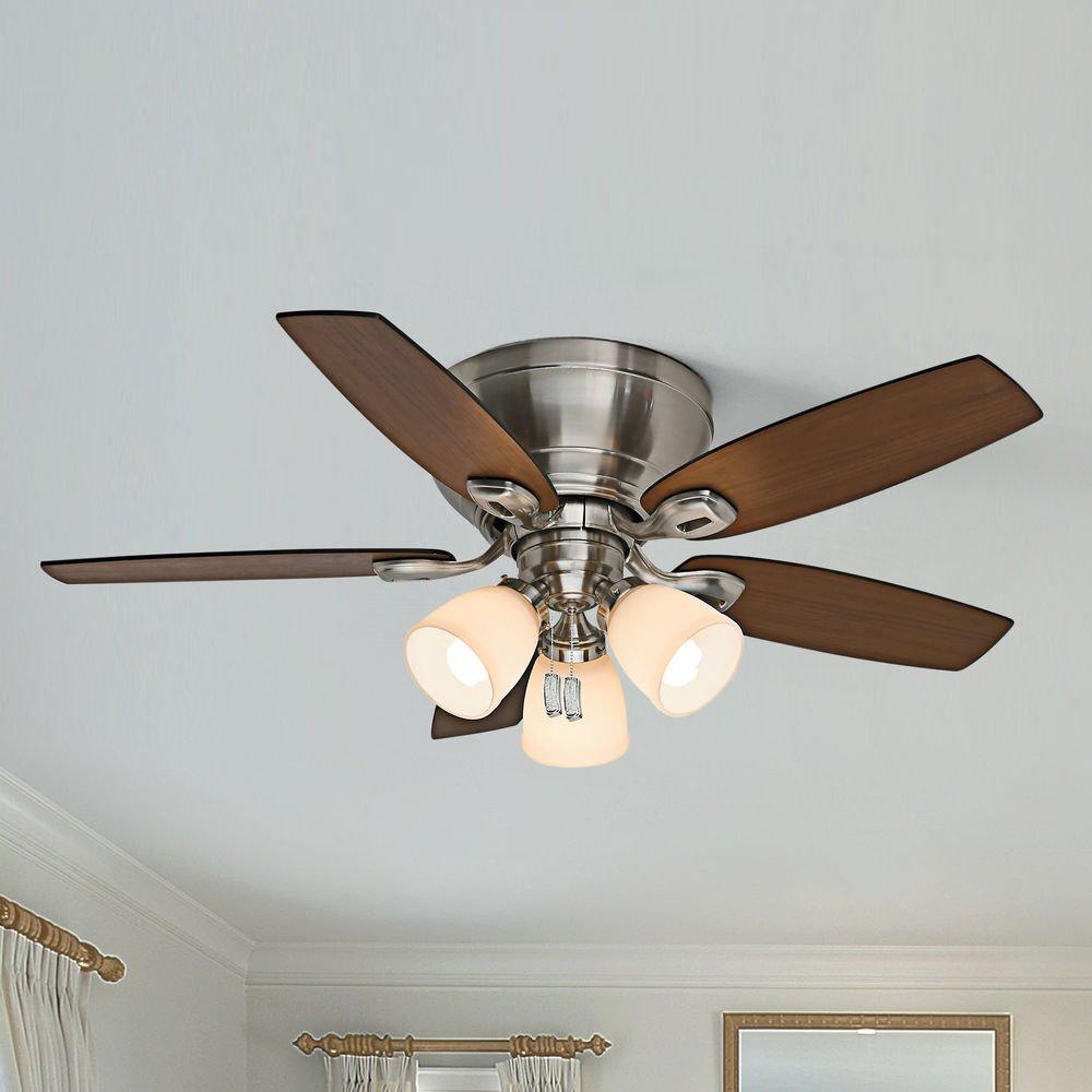 Casablanca Fan Co Durant Brushed Nickel Ceiling Fan With Light 53187 Destination Lighting