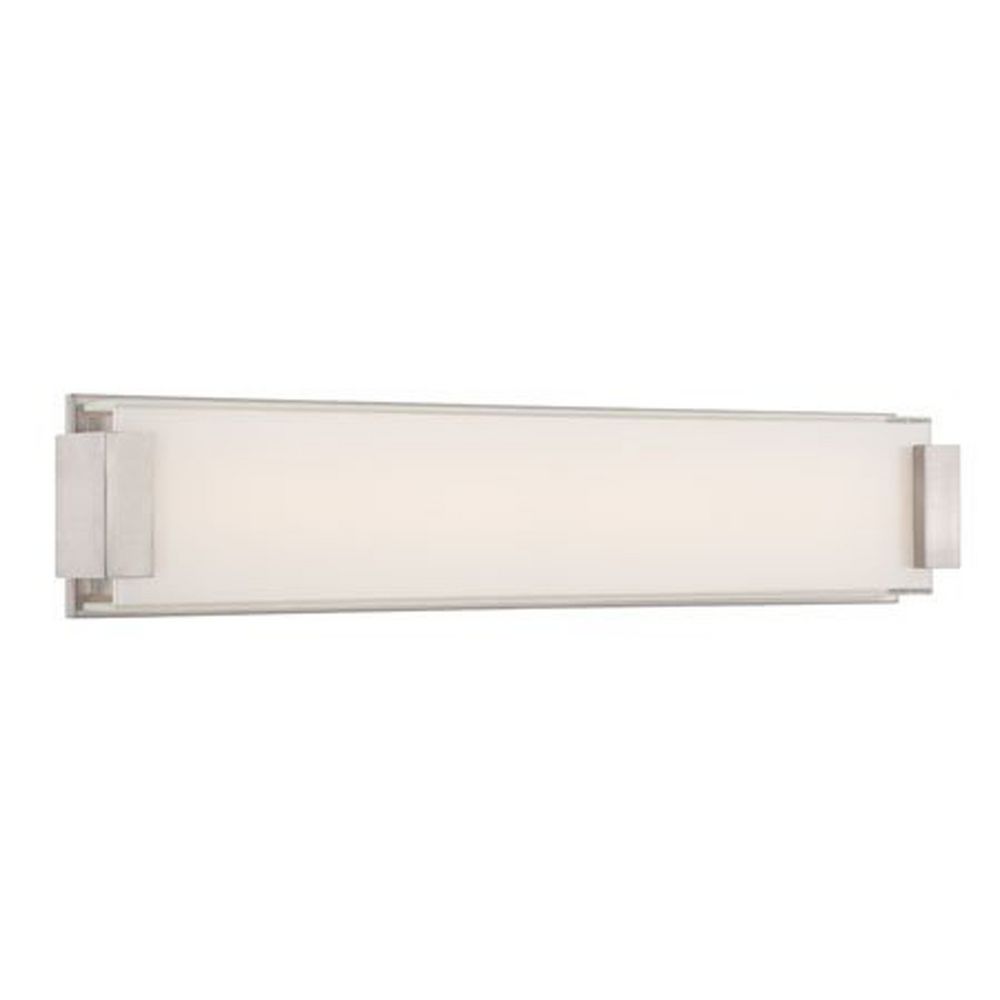 Brushed Nickel Led Bathroom Light Vertical Or Horizontal