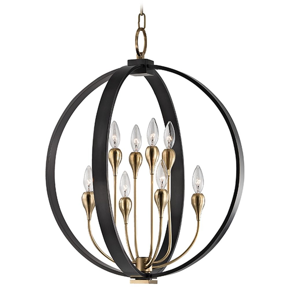 modern orb chandelier