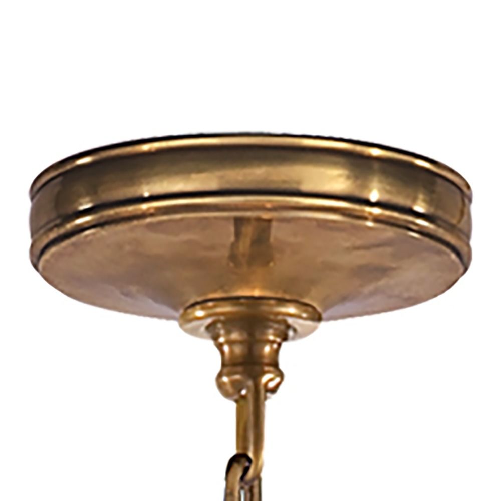 E.F. Chapman Grosvenor Pendant in Antique Brass by Visual Comfort Signature  at Destination Lighting