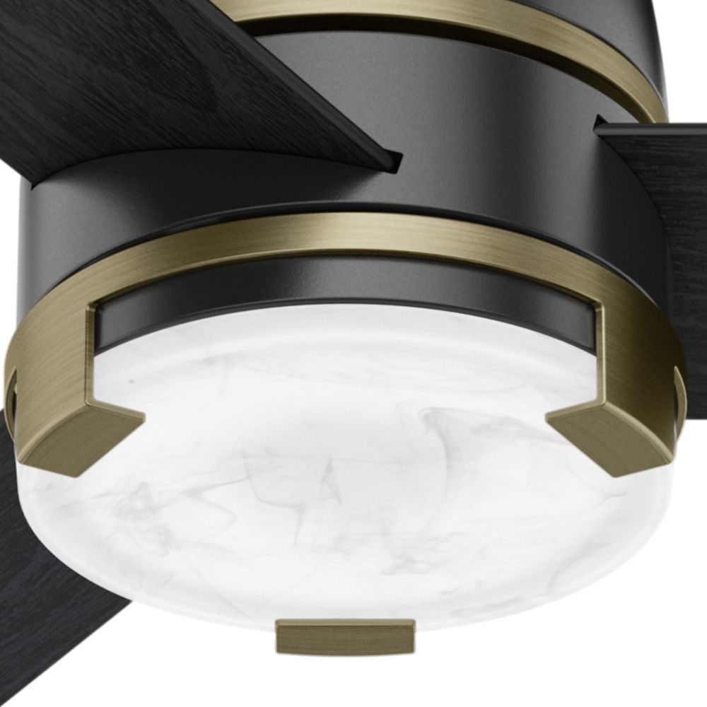 modern brass ceiling fan