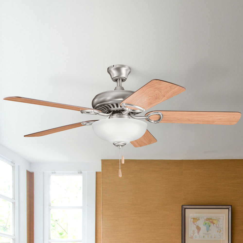 Kichler Ceiling Fan With Light Kit In Pewter Finish 339211ap