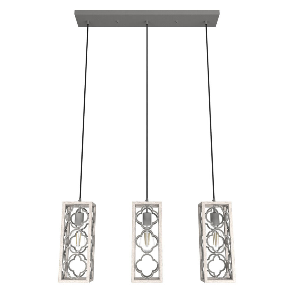 Hunter Fans 4.75" Gablecrest Wall Light Distressed White Finish - 4 - View #3