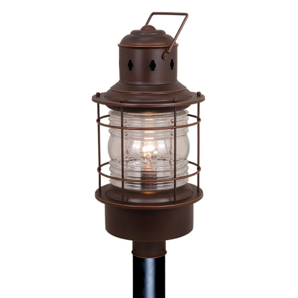 Hyannis Burnished Bronze Post Light by Vaxcel Lighting OP37005BBZ