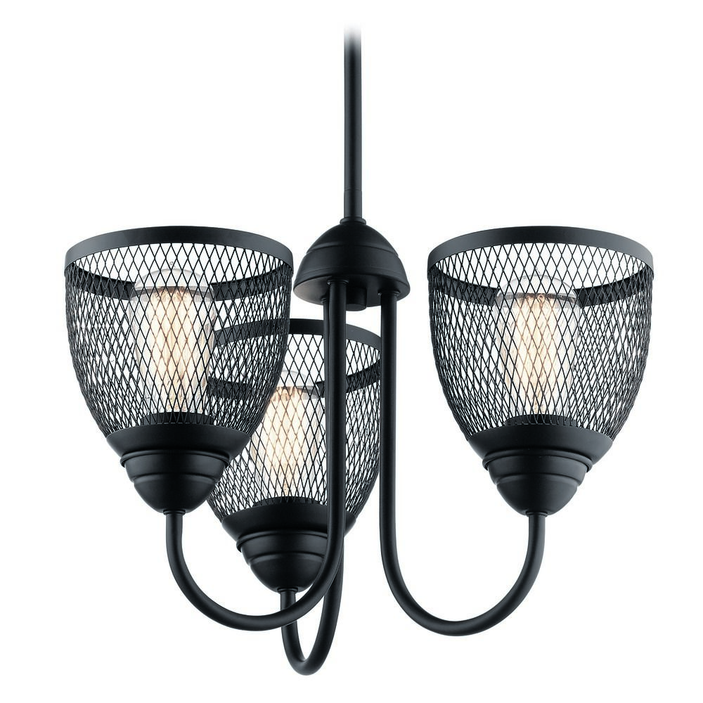 Kichler Lighting Voclain Black Chandelier 52268BK Destination Lighting