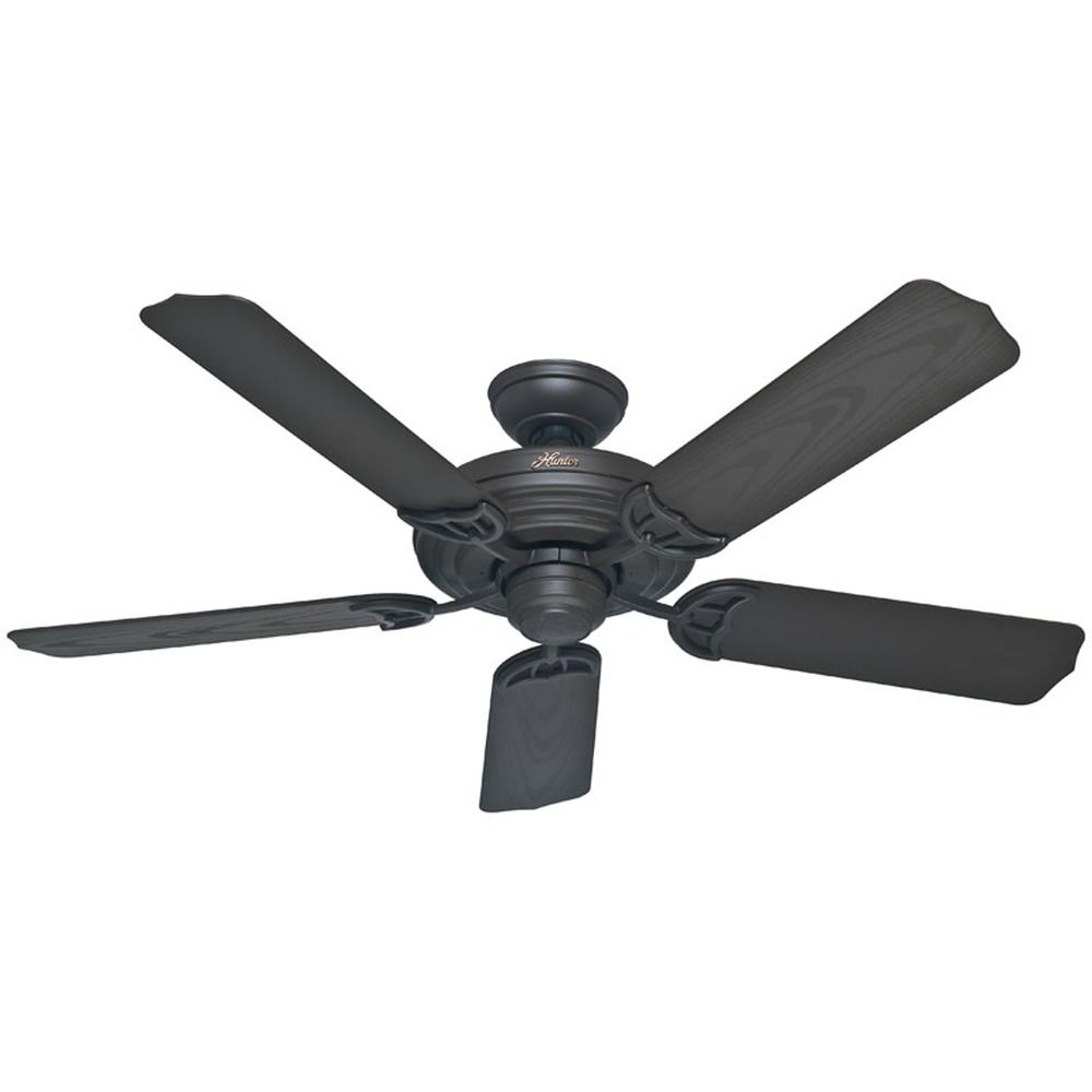 Hunter Fan Company Sea Air New Bronze, How To Mount A Ceiling Fan Without Downrod