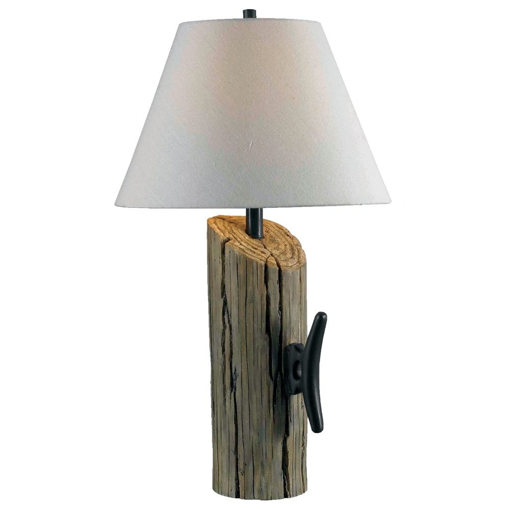 Table Lamp With Beige Cream Shade In, Kenroy Home Sesame Table Lamp