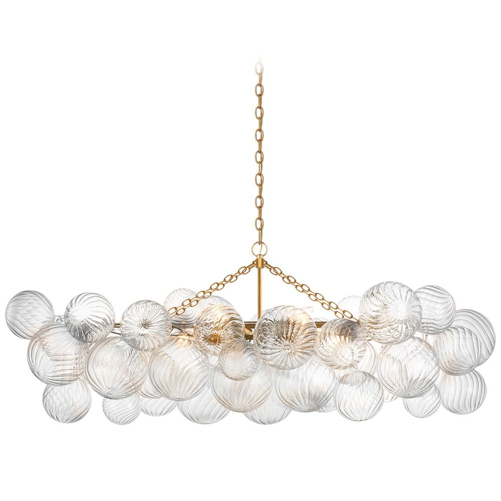 Julie Neill Talia Linear Chandelier in Gild by Visual Comfort Signature at  Destination Lighting