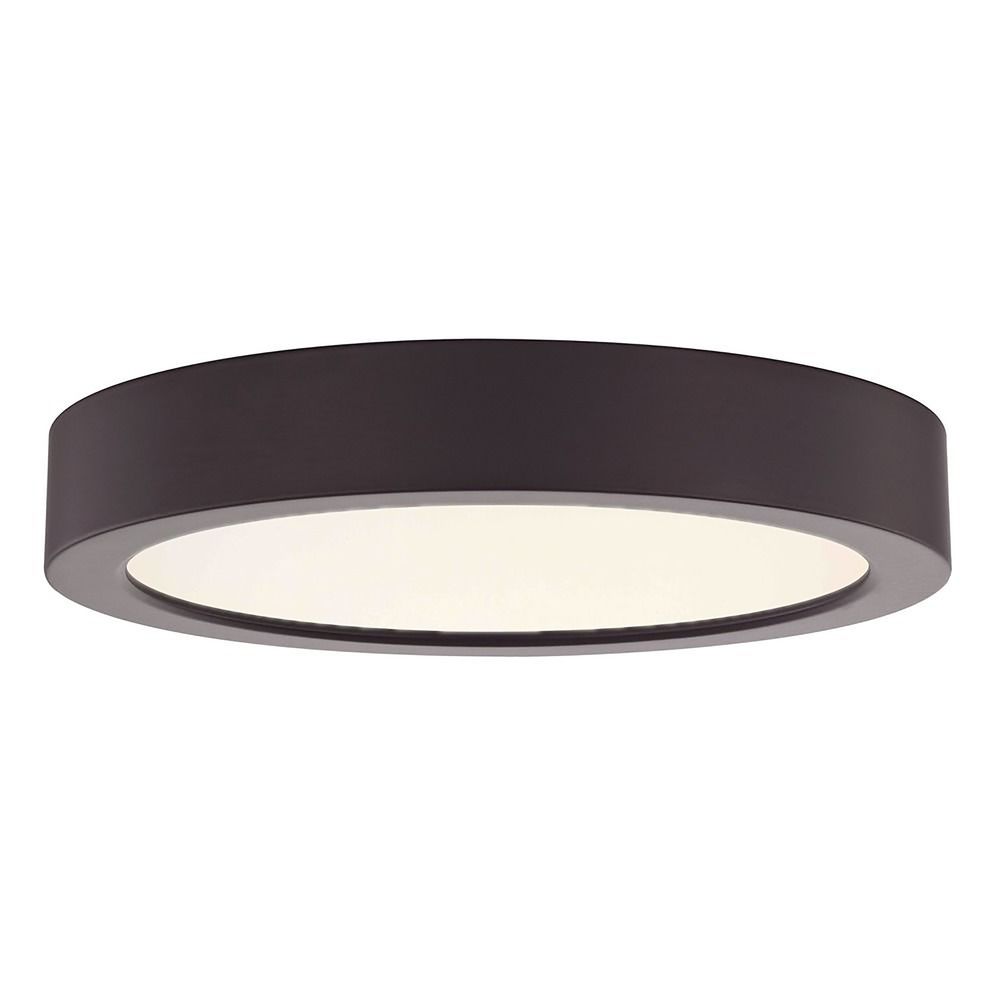 15W 3000K Round Soft White 75W Equivalent GetInLight LED Flush Mount Ceiling Light Dry Location Rated ETL Listed IN-0307-1-BZ Bronze Finish Dimmable 12-Inch 