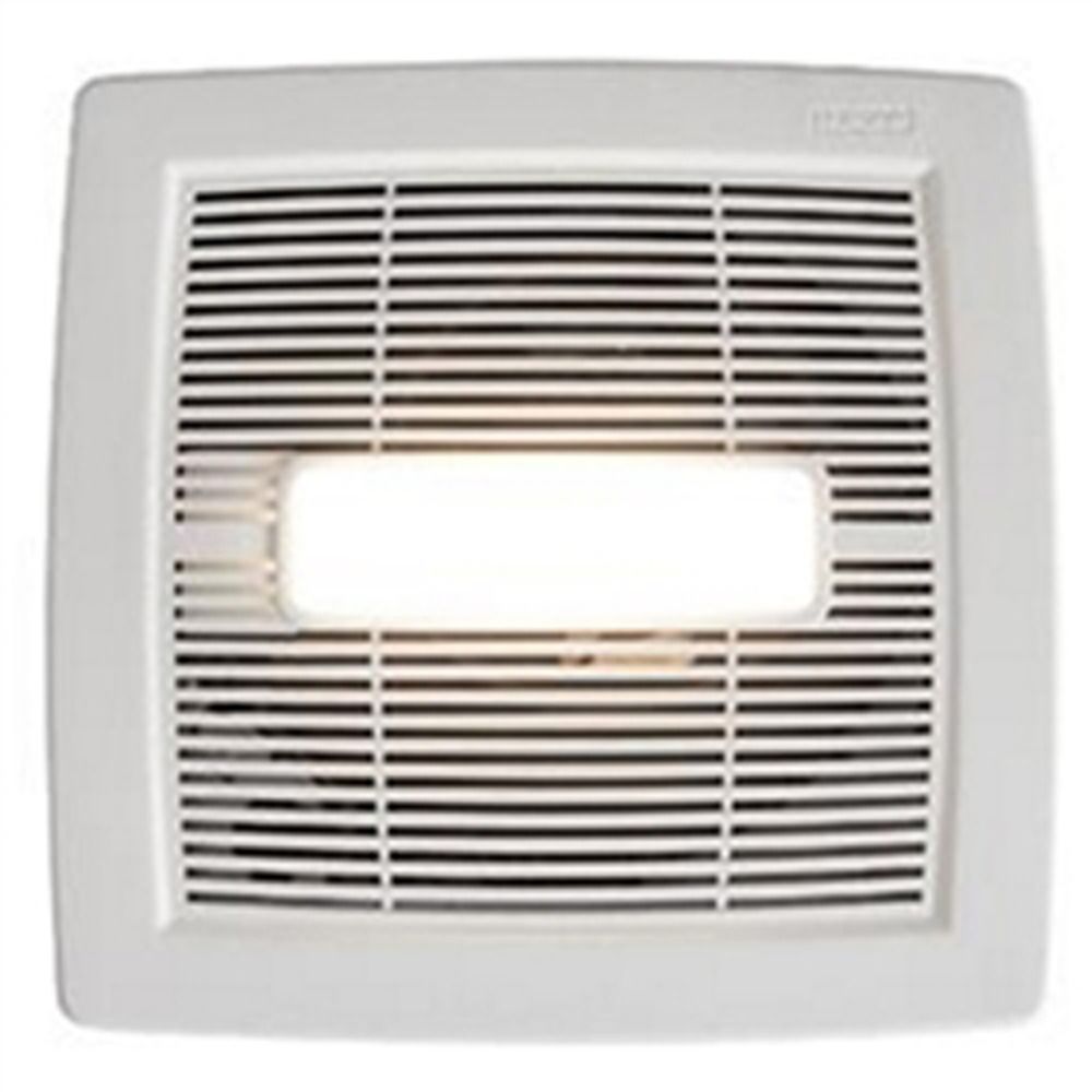 Nutone White Enamel LED Exhaust Fan with Light | AEN110L ...