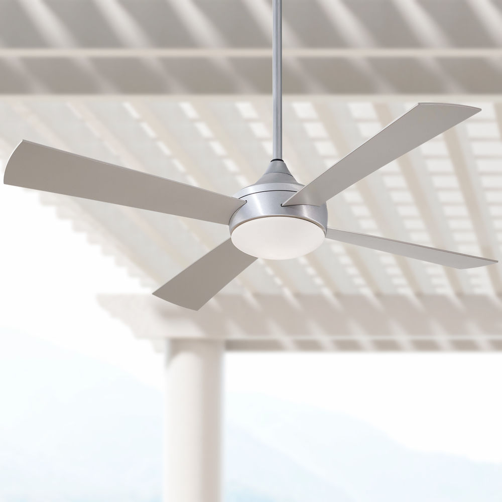52 Inch Minka Aire Fans Aluma Wet Brushed Aluminum Ceiling Fan