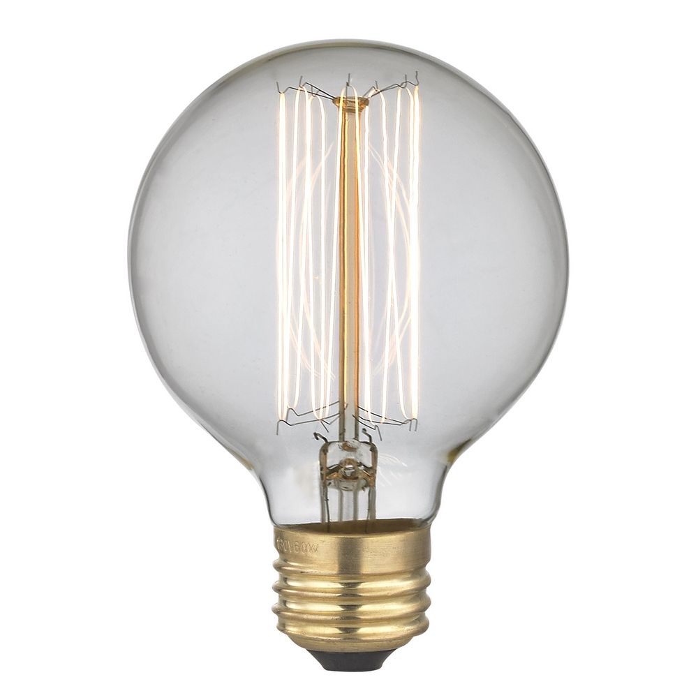 Vintage Edison G25 Globe Light Bulb 40 Watts 40g25 Filament Design Classics Lighting Vintage Edison G25 Globe Light Bulb 40 Watts 40g25 Filament