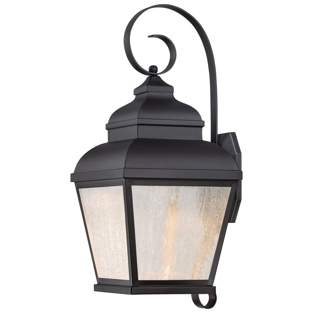 Seeded Glass Led Outdoor Wall Light Black Minka Lavery 8262 66 L Minka Lavery Seeded Glass Led Outdoor Wall Light Black 8262 66 L