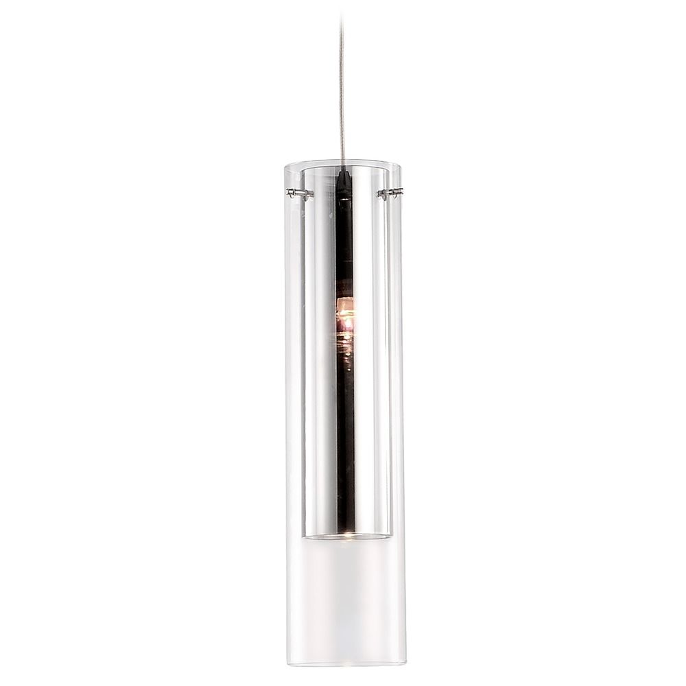 modern chrome pendant light