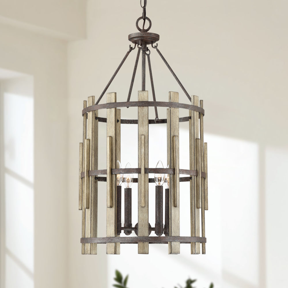 Farmhouse Pendant Light Black Wood Hollow By Quoizel Lighting Farmhouse Pendant Light Black Wood