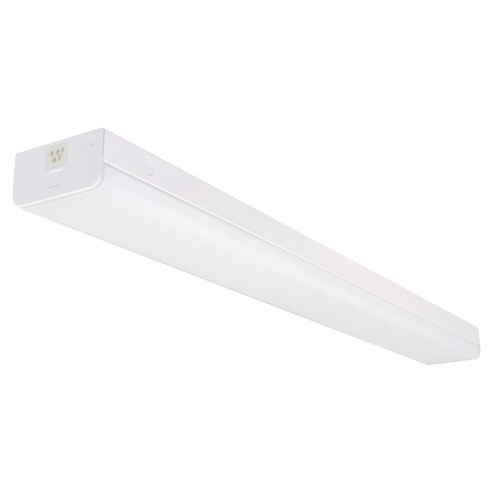 Nuvo Lighting LED 4 Wide Strip Light 38W White Connectible 5000K