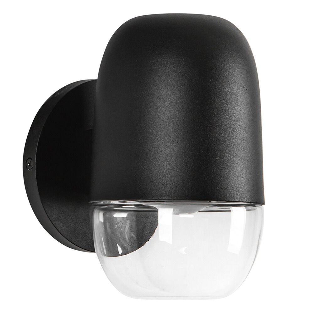 Kuzco Lighting Yara Matte Black LED Outdoor Wall Light EW38504 BK CL Destination Lighting