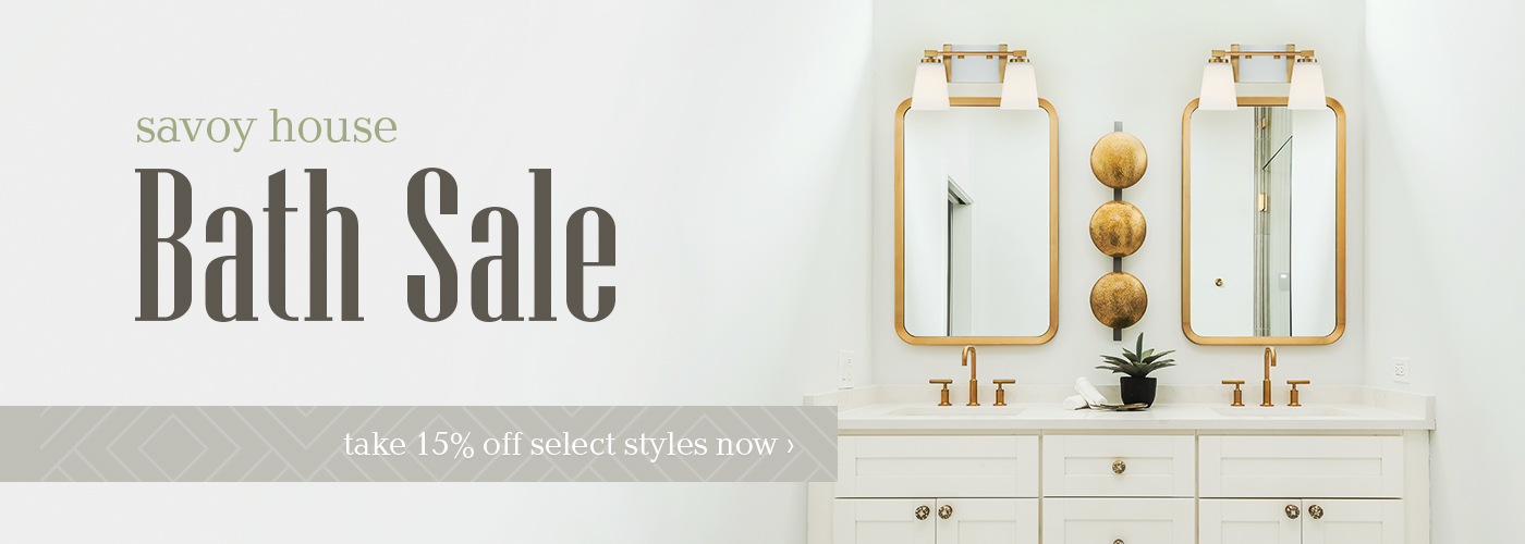 Savoy House Bathroom Lighting Sale
